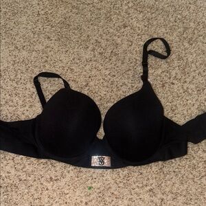 Victorias Secret sparkly rhinestone Black Women's t shirt Bra